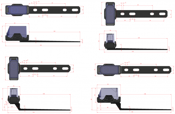 AXS BATTERY MOUNTS