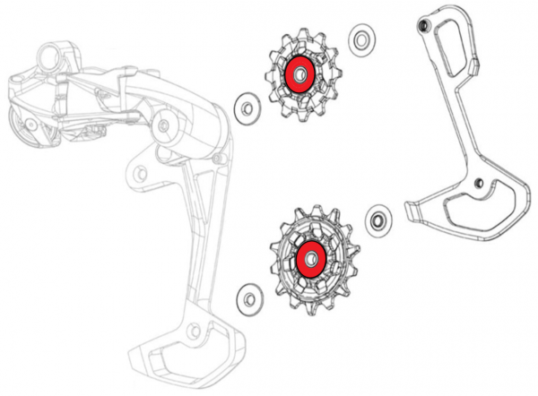 Sram Derailleur Jockey Wheel Bearing